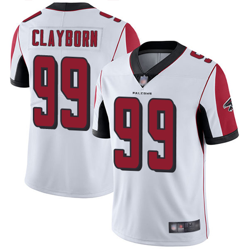 Atlanta Falcons Limited White Men Adrian Clayborn Road Jersey NFL Football #99 Vapor Untouchable